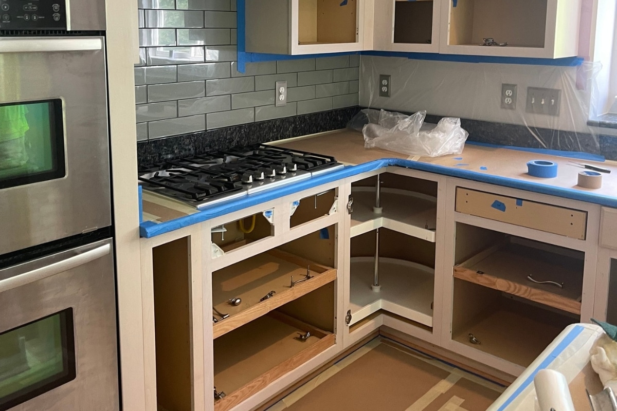 Step 2 We take care of the rest RDP Pro Paint Michigan Cabinet Refinishing Service